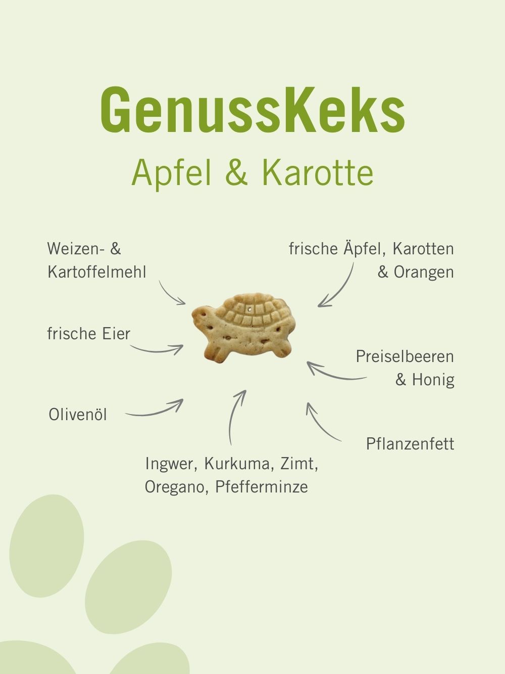 GenussKeks Apfel & Karotte 150g